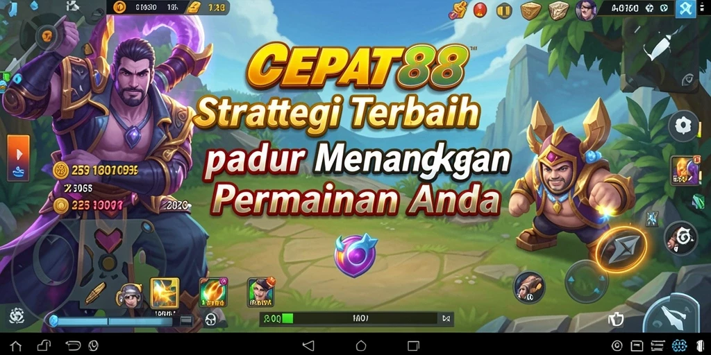 Tampilan gameplay strategis yang menantang di CEPAT88.