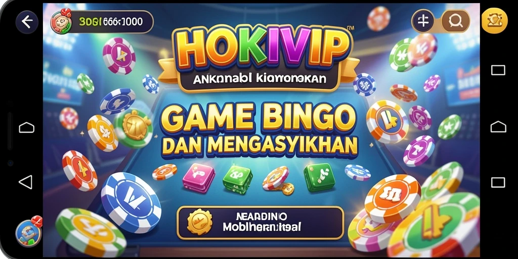 Screenshot HOKIVIP menunjukkan momen seru permainan Bingo.