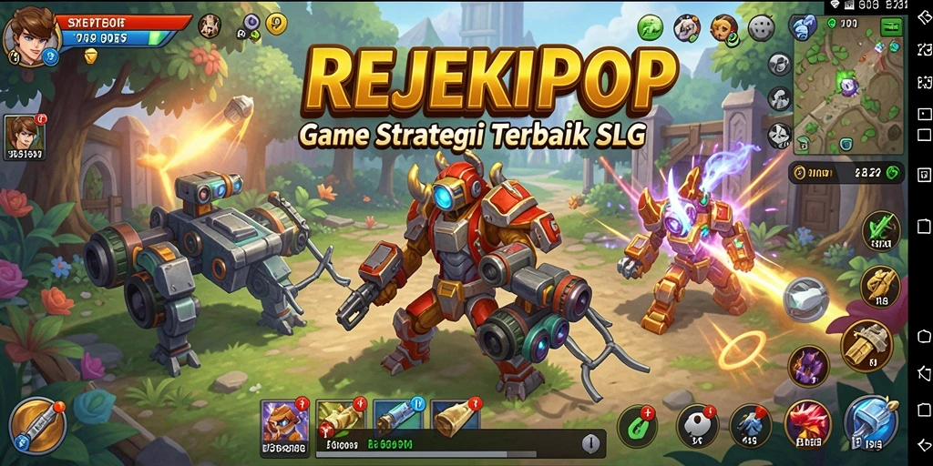 Tampilan menarik dari gameplay REJEKIPOP yang penuh strategi.