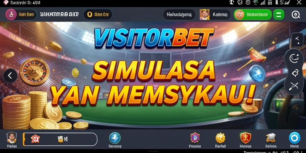 Tampilan gameplay VISITORBET yang menarik dan interaktif.