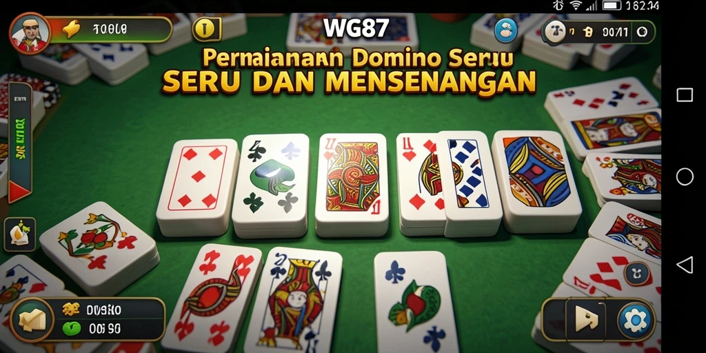 Tampilan gameplay WG87 yang seru dan menarik saat bermain Domino.