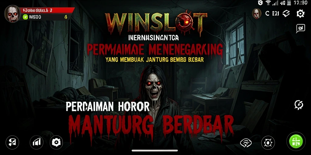 Tangkapan layar utama WINSLOT menampilkan suasana horor yang mencekam dalam gameplay.