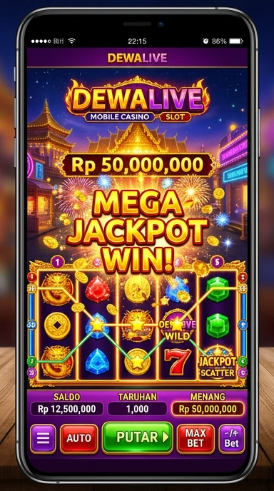 Pengaturan aplikasi di Pusat Unduh dewalive yang mudah digunakan.